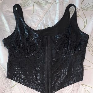 Corset style top
